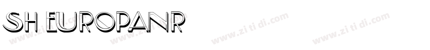 Sh EuropaNr1字体转换